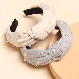 New! Set of Two Pearl Head Bands